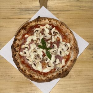 Cotto e funghi
